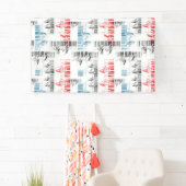 ピアニストのハンドパターン 横断幕 (インサイチュ)