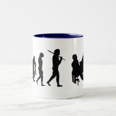 ピアニストのピアノオーケストラ作曲家のモーツァルトのギア ツートーンマグカップ (中央)