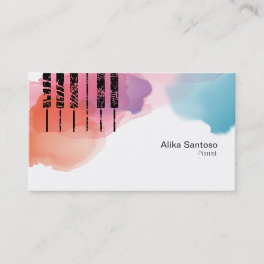 ピアニストの名刺 名刺 (正面)