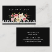 ピアニストの名刺 名刺 (正面/裏面)