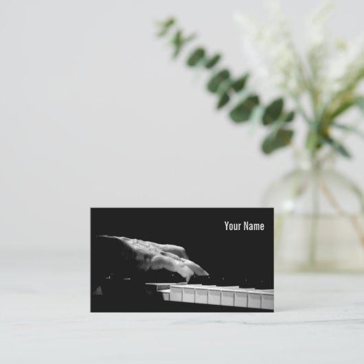 ピアニストの手 名刺 (スタンド正面)