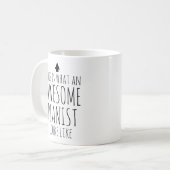 ピアニストの素晴らし見た目はこカスタムれ コーヒーマグカップ (正面左)