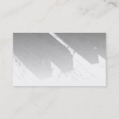 ピアニストまたはピアノ個人教師のミュージシャン コーリングカード (裏面)