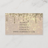 ピアニストエレガント名刺 名刺 (裏面)