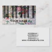 ピアニストキーボードのピアノヴィンテージガーリー曲 名刺 (正面/裏面)