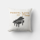 ピアニストピアノグランドピアノ先生インストラクター クッション (正面)