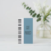 ピアニストピアノプレーヤー先生ミュージックスタジオミュージシャン 名刺 (スタンド正面)