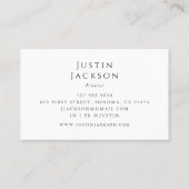 ピアニストピアノミュージック先生 名刺 (裏面)