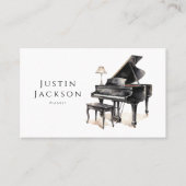 ピアニストピアノミュージック先生 名刺 (正面)