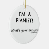 ピアニスト弁解 セラミックオーナメント (右)