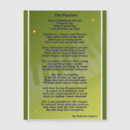 ピアニスト磁気カード