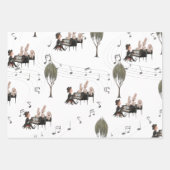 ピアニスト誇りを持ったラッピングシート ラッピングペーパーシート (正面3)