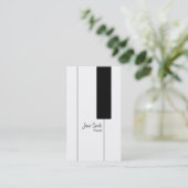 ピアニスト鍵名刺用ピアノ 名刺 (スタンド正面)