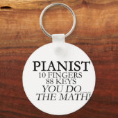 ピアニスト10フィンガー88鍵 キーホルダー (正面)