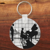 ピアニスト キーホルダー (正面)