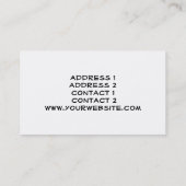 ピアニスト・ピアノ・ミュージック 名刺 (裏面)