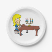 ピアニスト ペーパープレート (正面)