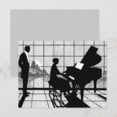 ピアニスト ポストカード (正面/裏面)