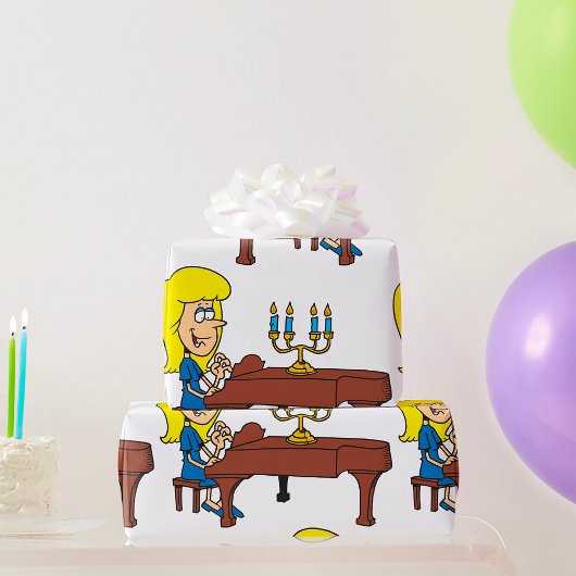 ピアニスト ラッピングペーパー