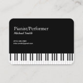 ピアニスト 名刺 (正面)