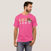 ピアニスト 音楽好き - ピアノに勝るものなし Tシャツ (正面フル)