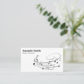 ピアニスト | 音楽教師 名刺 (スタンド正面)