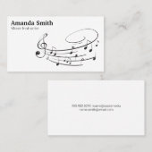 ピアニスト | 音楽教師 名刺 (正面/裏面)