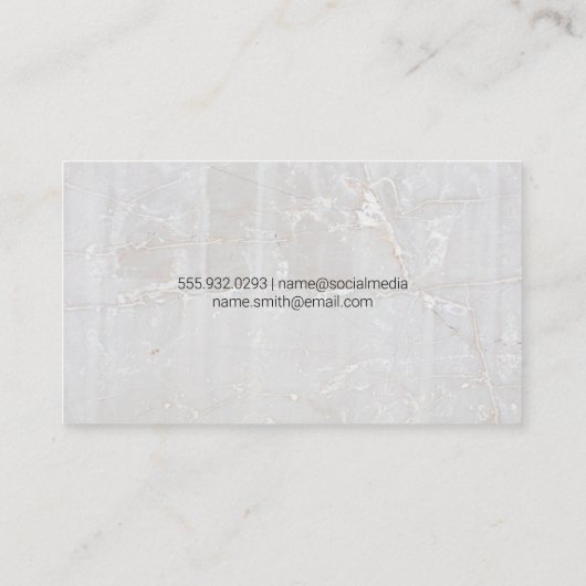 ピアニスト | 音楽教師 | 注記 名刺 (裏面)