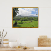 ピアニハレハイアアットザカハヌガーデン – マウイ ポスター (キッチン)