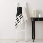 ピアノお洒落と音符 シェルパブランケット (インサイチュ)