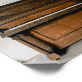 ピアノかわいらしのアートワーク ポスター (角)