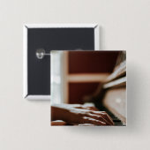 ピアノかわいらしのアートワーク 缶バッジ (正面&裏面)