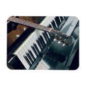 ピアノかわいらしデザイン マグネット (横)