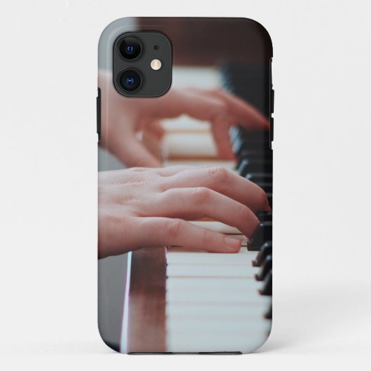 ピアノかわいらしデザイン Case-Mate iPhoneケース (裏面)