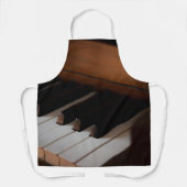 ピアノかわいらし エプロン (正面)
