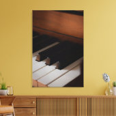 ピアノかわいらし キャンバスプリント (インサイチュ (リビング))
