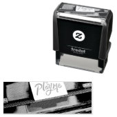 ピアノかわいらし セルフインキングスタンプ (インサイチュ)