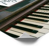 ピアノかわいらし ポスター (角)