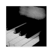 ピアノかわいらし ラバースタンプ (インプリント)