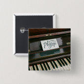 ピアノかわいらし 缶バッジ (正面&裏面)