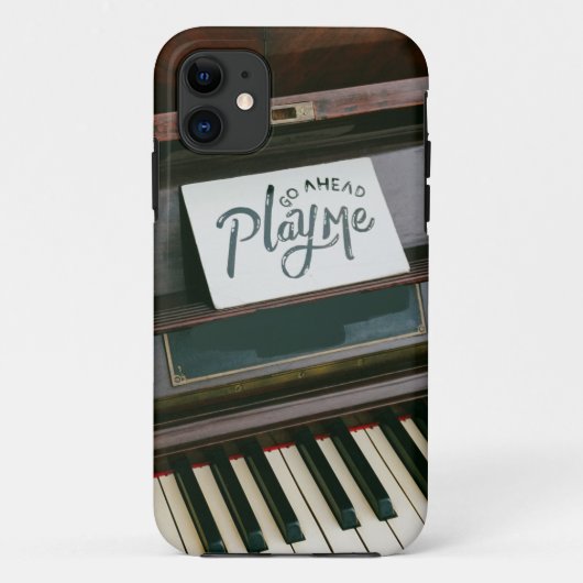 ピアノかわいらし Case-Mate iPhoneケース (裏面)