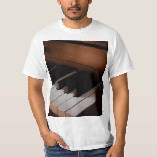 ピアノかわいらし Tシャツ (正面)