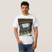 ピアノかわいらし Tシャツ (正面フル)