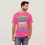 ピアノが飲んでいる私ではない ピアノ奏者のために Tシャツ (正面フル)