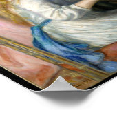 ピアノで2人の若い女の子 – ルノアール- 1892 - ポスター (角)