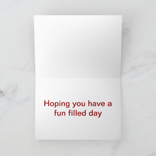 ピアノとのハッピーバースデーは写真を加えます カード (内部)