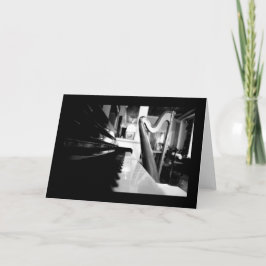 ピアノとハープ[グリーティングカード] カード