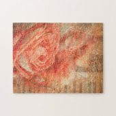 ピアノとバイオリン、音楽の音とバラ ジグソーパズル (横)