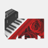 ピアノとバラ フェイバーボックス (折り畳みなし)