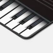 ピアノとレッドクレフ、 音符記号 デスクマット (コーナー)